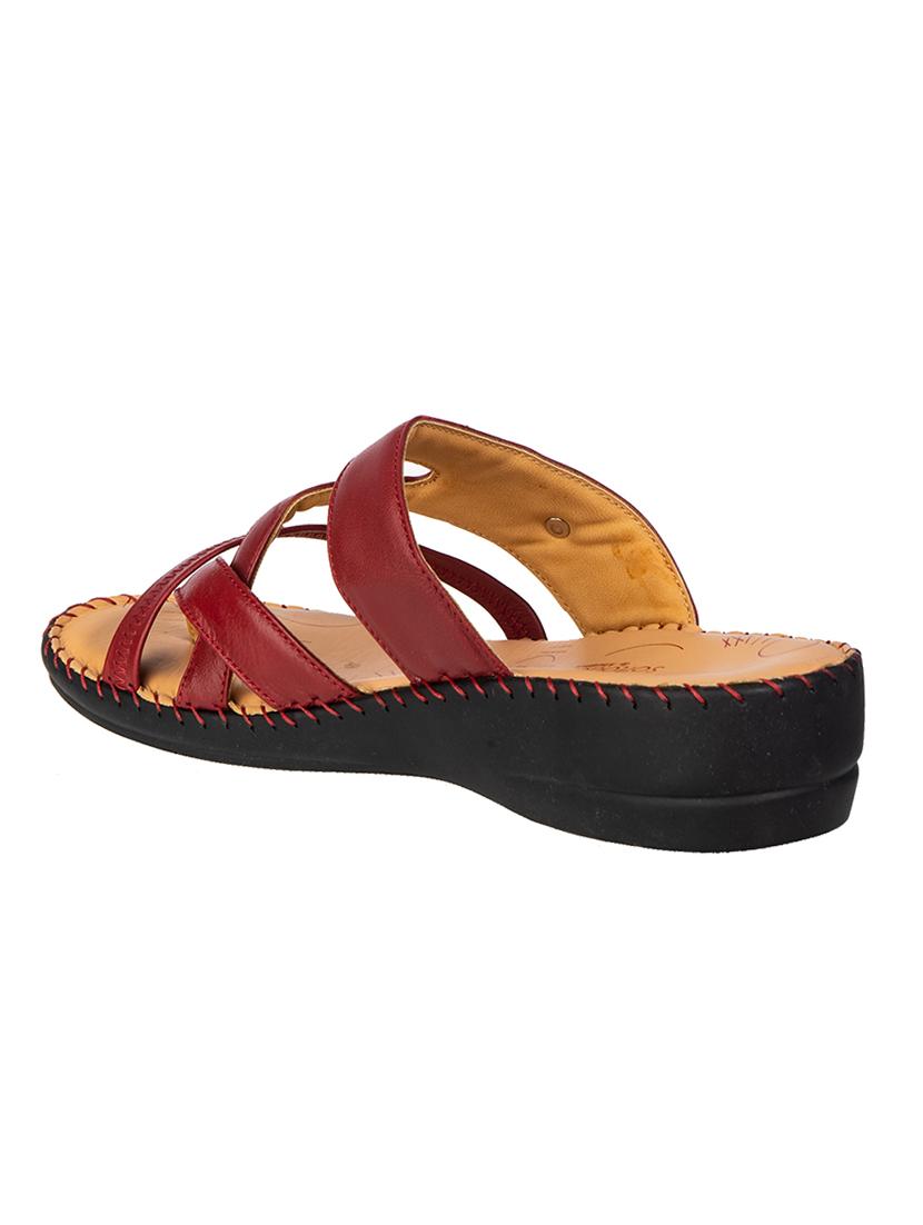 red slip on sandal - 17902147 - Zoom Image - 3