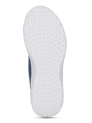 navy fabric laceup sneakers - 17902178 - Standard Image - 5