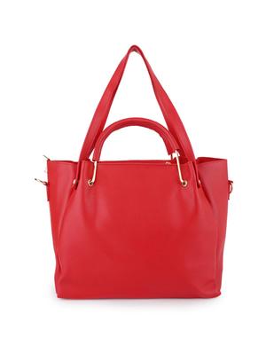 red leatherette (pu) regular handbag - 17902303 - Standard Image - 2