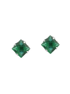 green cubic zirconia pendant chain and earrings set - 17903142 - Standard Image - 3