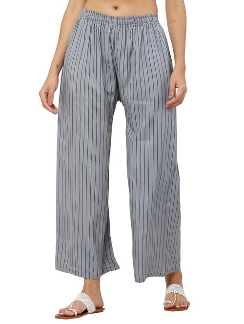 mid rise striped palazzo - 17904760 - Standard Image - 1