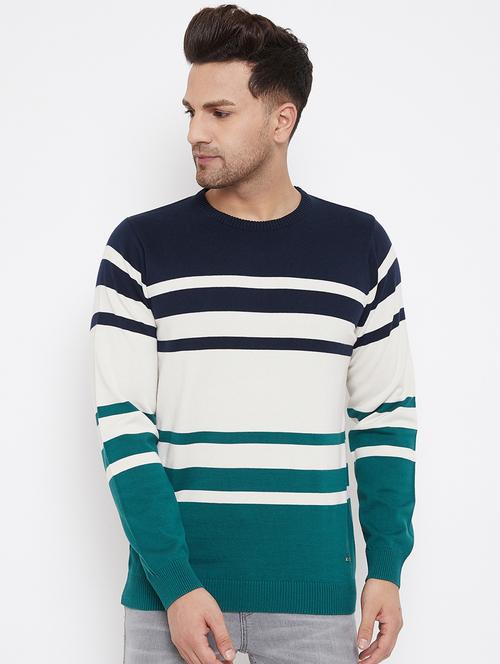 green striped pullover - 17905012 - Standard Image - 1