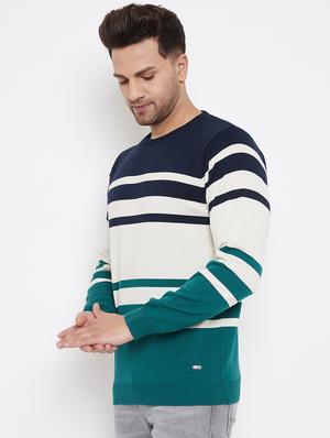 green striped pullover - 17905012 - Standard Image - 3