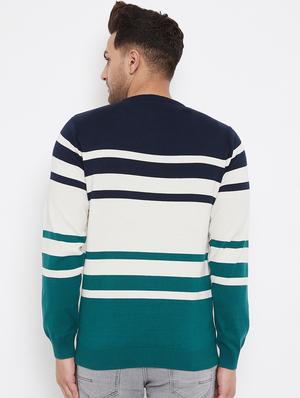 green striped pullover - 17905012 - Standard Image - 4