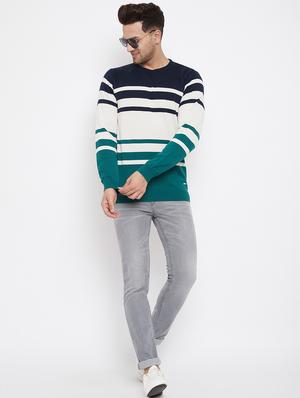 green striped pullover - 17905012 - Standard Image - 5