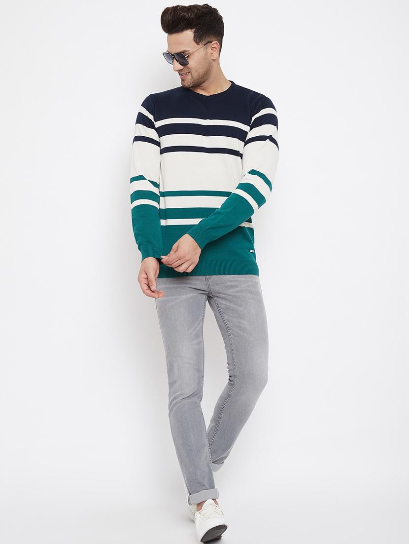 green striped pullover - 17905012 - Zoom Image - 5
