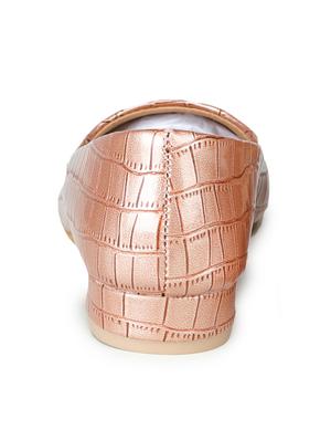 pink leatherette slip on pumps - 17905988 - Standard Image - 4