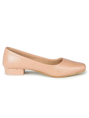 beige leatherette slip on pumps - 17905990 - Standard Image - 2