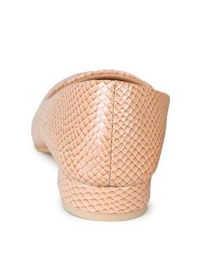 beige leatherette slip on pumps - 17905990 - Standard Image - 3
