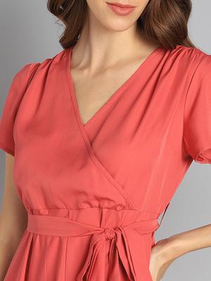 solid skater dress - 17906178 - Standard Image - 5