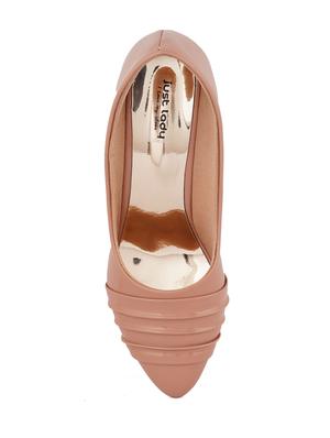pink pu slip on pumps - 17906484 - Standard Image - 6
