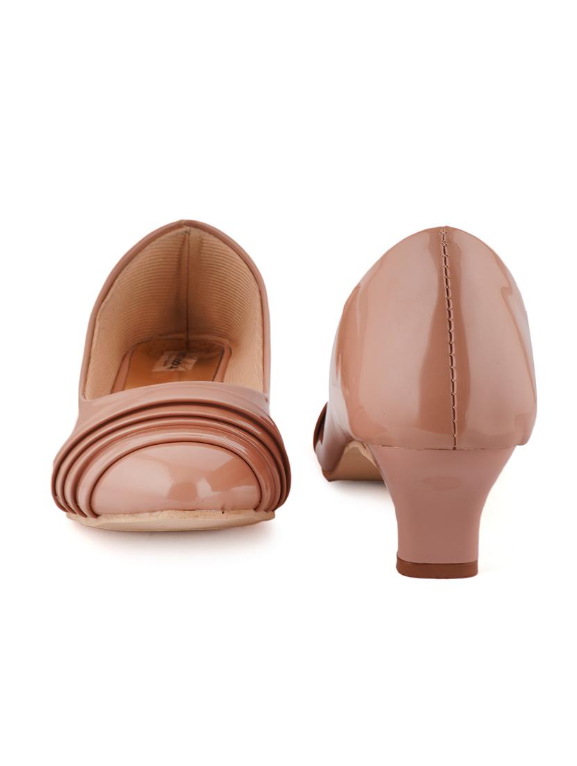 pink pu slip on pumps - 17906484 - Zoom Image - 4
