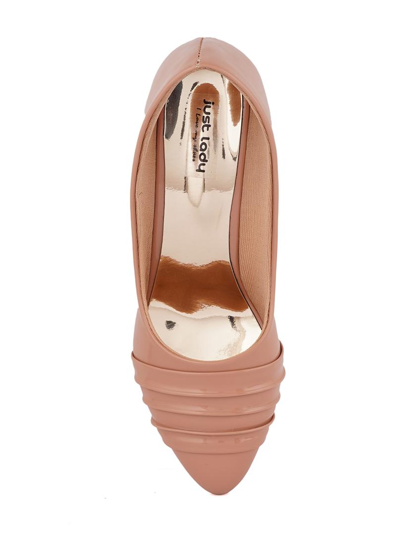 pink pu slip on pumps - 17906484 - Zoom Image - 6