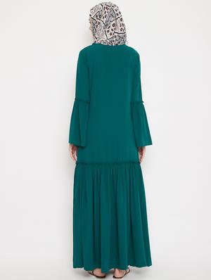 solid a-line cloaks & abaya - 17906763 - Standard Image - 3