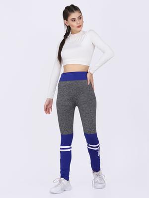high rise color block track pant - 17906895 - Standard Image - 4