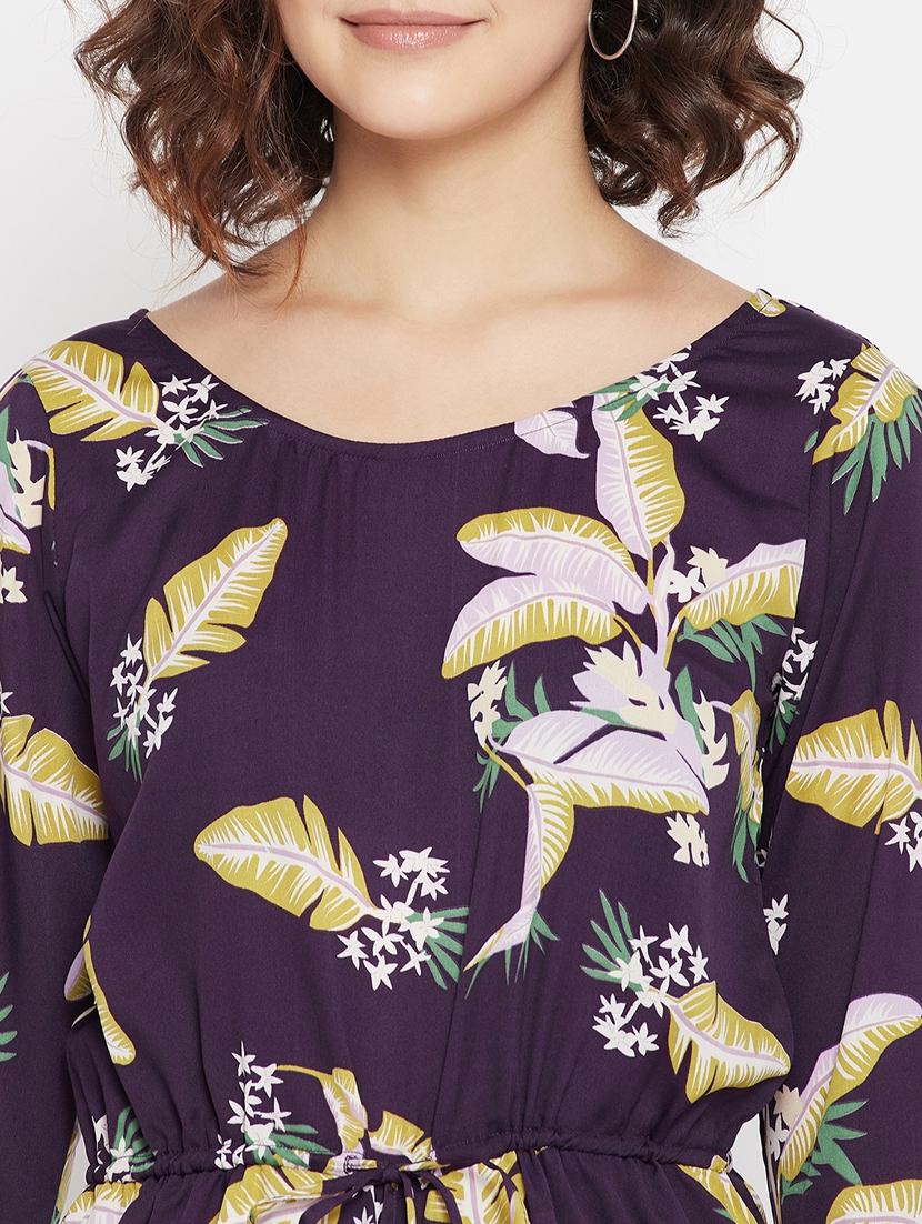 purple polyester romper jumpsuit - 17906918 - Zoom Image - 5