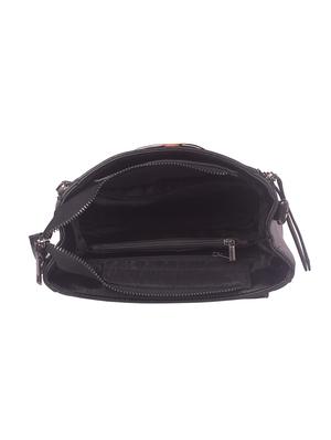 black leatherette (pu) regular sling bag - 17907058 - Standard Image - 3
