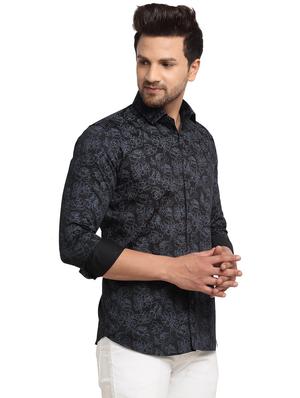 black printed casual shirt - 17907298 - Standard Image - 2