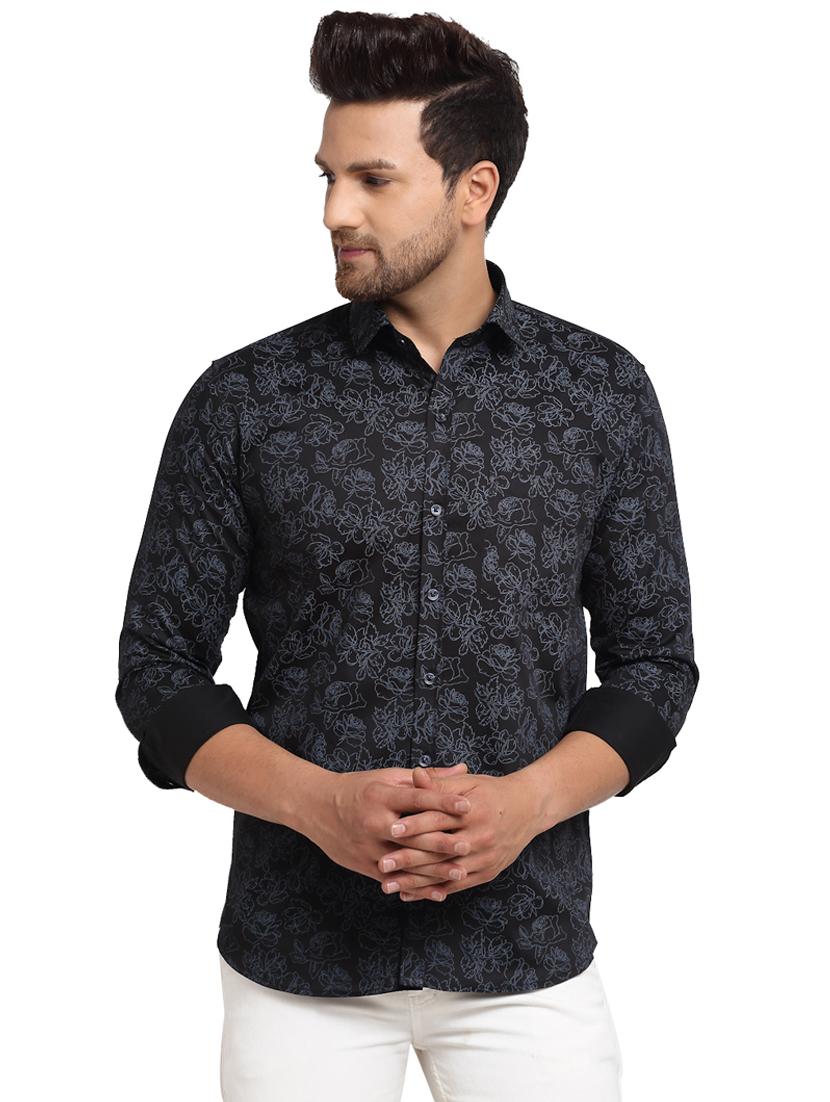 black printed casual shirt - 17907298 - Zoom Image - 1