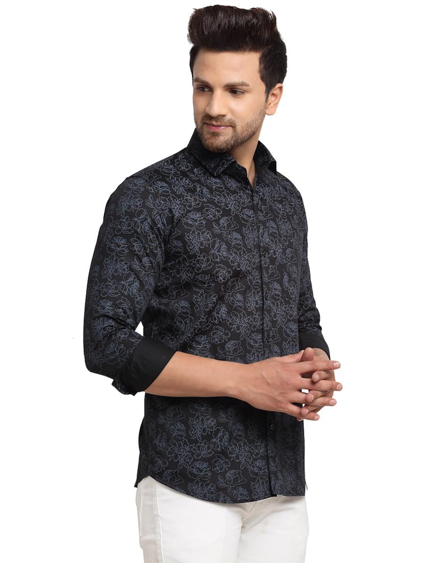 black printed casual shirt - 17907298 - Zoom Image - 2