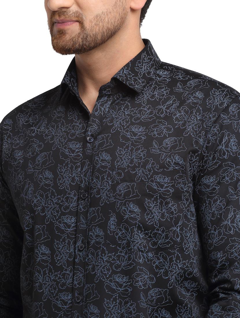 black printed casual shirt - 17907298 - Zoom Image - 5