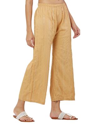 beige embellished palazzo - 17907383 - Standard Image - 2