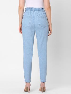 high rise stone washed jean - 17907976 - Standard Image - 3