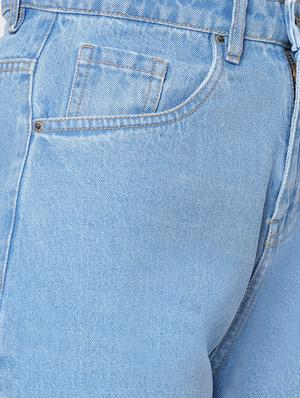 high rise stone washed jean - 17907978 - Standard Image - 5