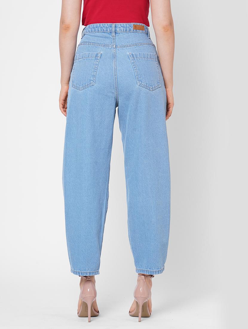high rise stone washed jean - 17907978 - Zoom Image - 3