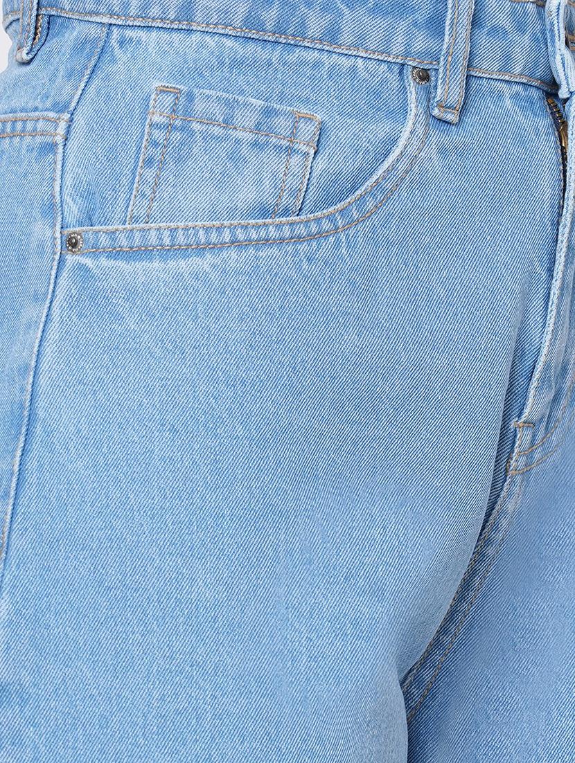 high rise stone washed jean - 17907978 - Zoom Image - 5