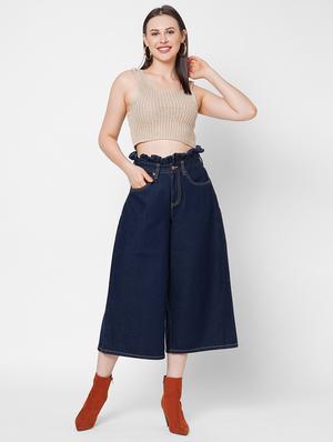 high rise cropped denim jean - 17908029 - Standard Image - 4
