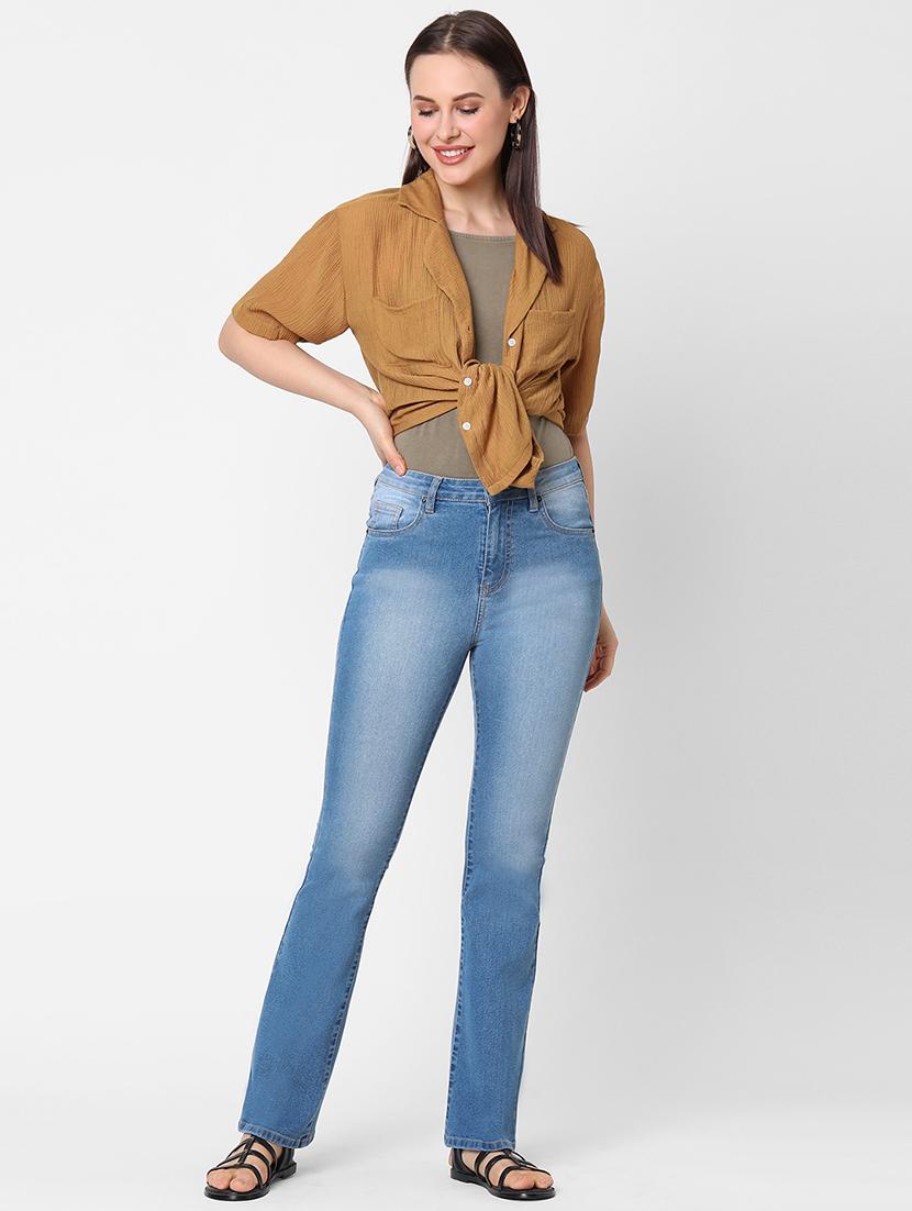 mid rise stone washed jean - 17908081 - Zoom Image - 4