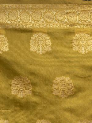 jacquard work banarasi saree with blouse - 17908374 - Standard Image - 5