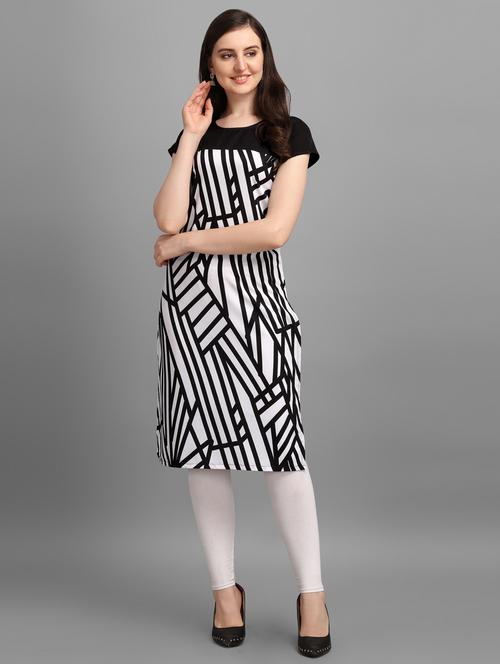 printed straight kurta - 17909433 - Very Small Image - 1