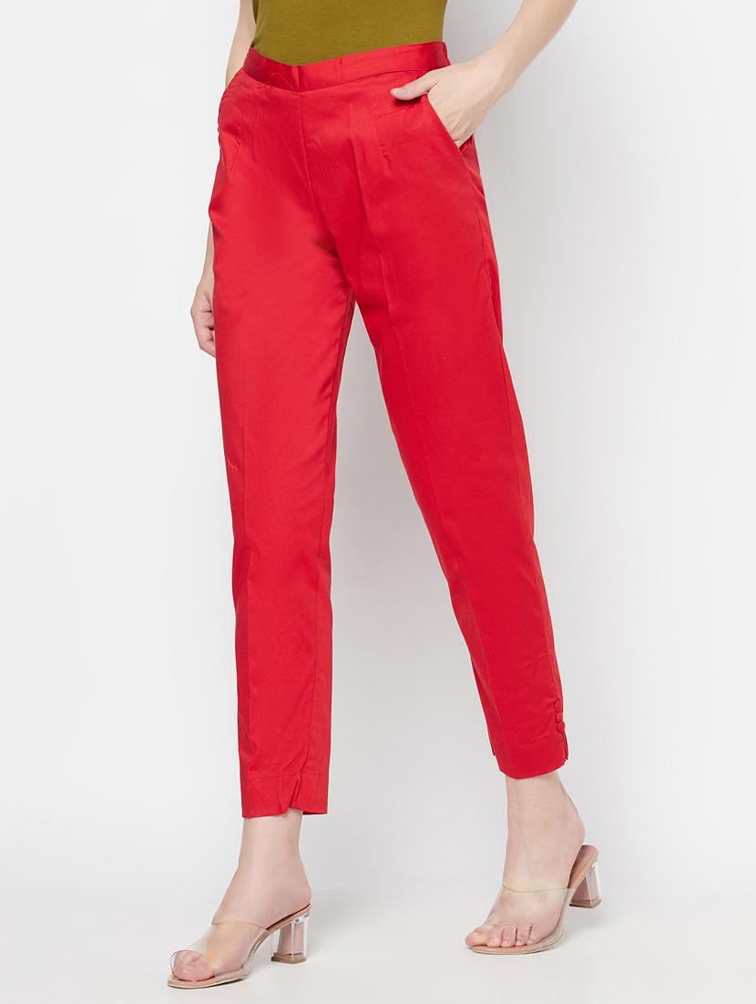 mid rise flat front trouser - 17910891 - Zoom Image - 2