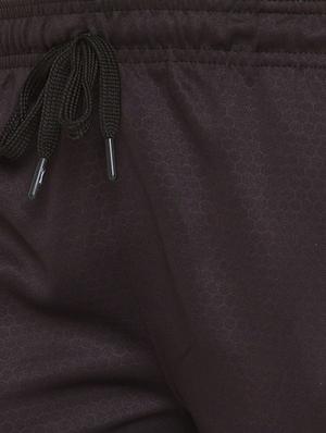 black solid full length track pant - 17911117 - Standard Image - 5