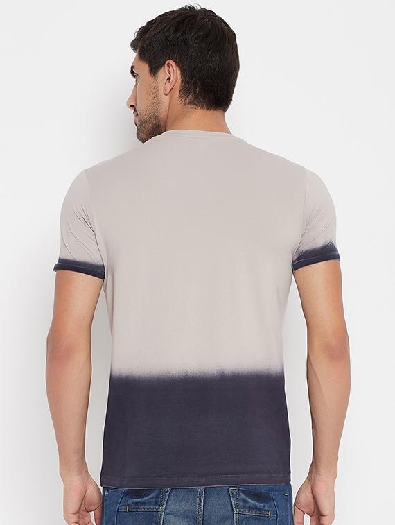grey printed ombre t-shirt - 17911213 - Zoom Image - 3