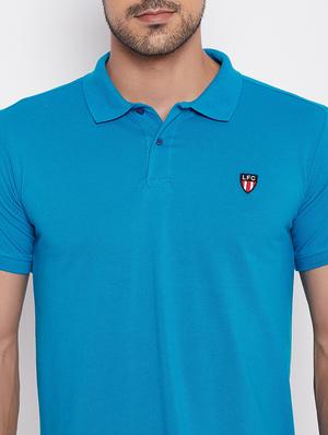 turquoise solid polo t-shirt - 17911233 - Standard Image - 5