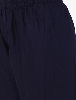 navy rayon sharara - 17911304 - Standard Image - 5