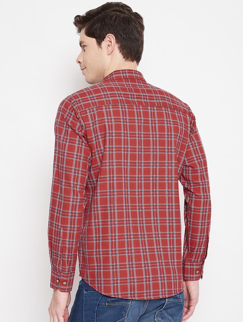red checkered casual shirt - 17912147 - Zoom Image - 3