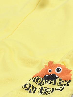 yellow solid short - 17913976 - Standard Image - 3