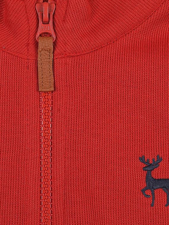 orange solid sweatshirt - 17914049 - Zoom Image - 3