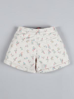 drawstring waist floral short - 17914531 - Standard Image - 2