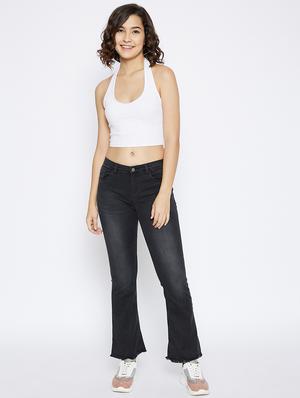 mid rise bootcut jeans - 17915143 - Standard Image - 4