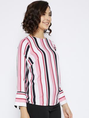 long sleeved striped top - 17922495 - Standard Image - 2