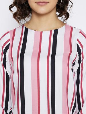 long sleeved striped top - 17922495 - Standard Image - 6