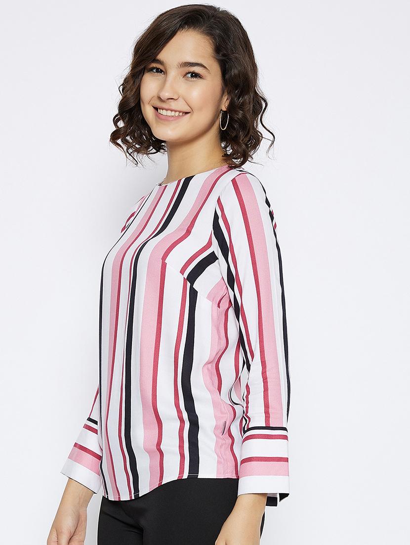 long sleeved striped top - 17922495 - Zoom Image - 3
