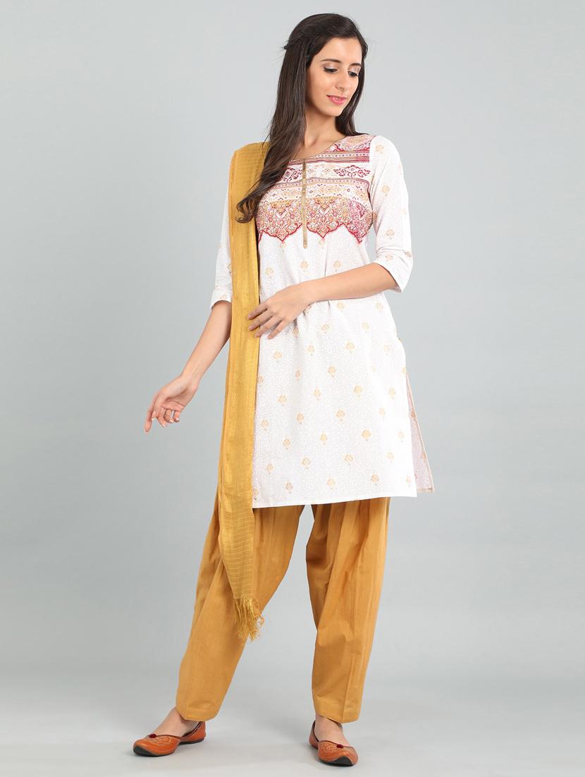 printed straight kurta - 17922868 - Zoom Image - 1