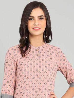 printed a-line kurta - 17922901 - Standard Image - 4