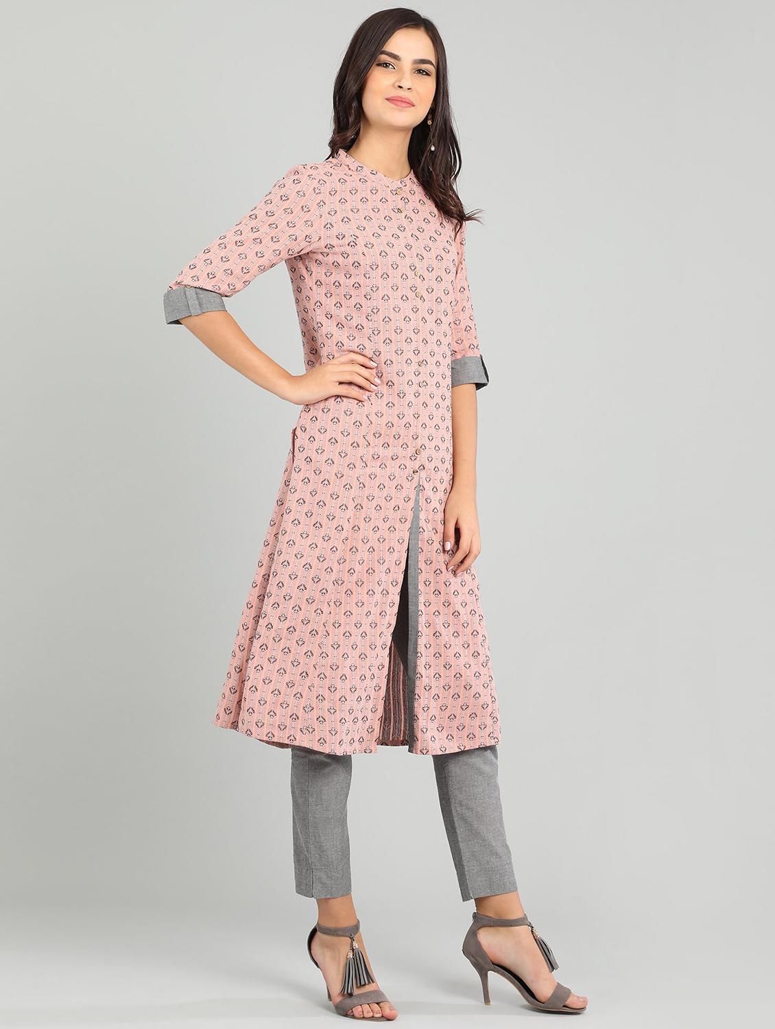 printed a-line kurta - 17922901 - Zoom Image - 2